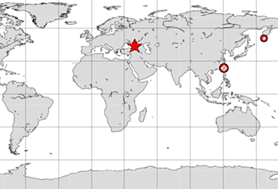 Эпицентр землетрясения находился в акватории Черного моря у берегов Сочи