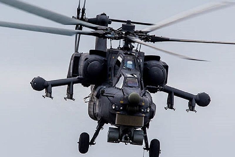 Экипажи ударных вертолетов уничтожили объекты противника на полигонах в Краснодарском крае