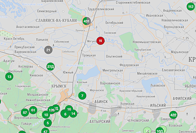 Уровень реки Кубань продолжает подниматься на одном из участков в Крымском районе