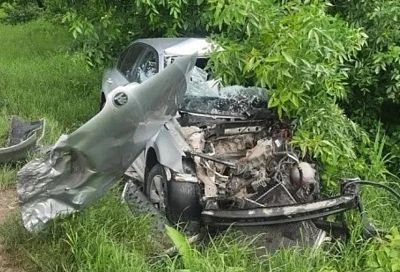 Женщина-водитель погибла в ДТП с тремя легковушками в Белореченском районе