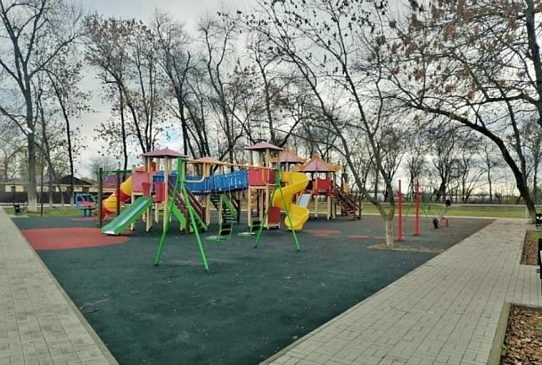 Новый парк открыли в Курганинском районе по нацпроекту «Жилье и городская среда»