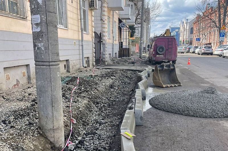 В Краснодаре приступили к ремонту улицы Советской