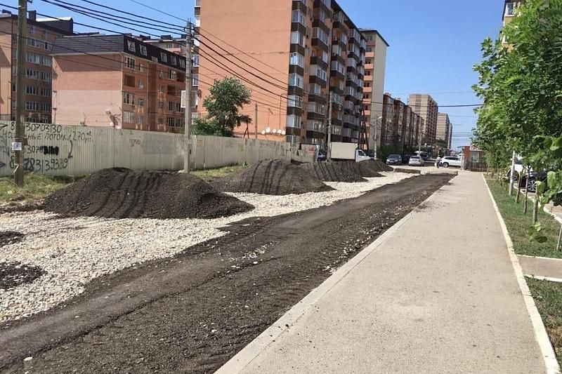В Краснодаре отремонтировали разбитый участок гравийной дороги по ул. им. Есенина