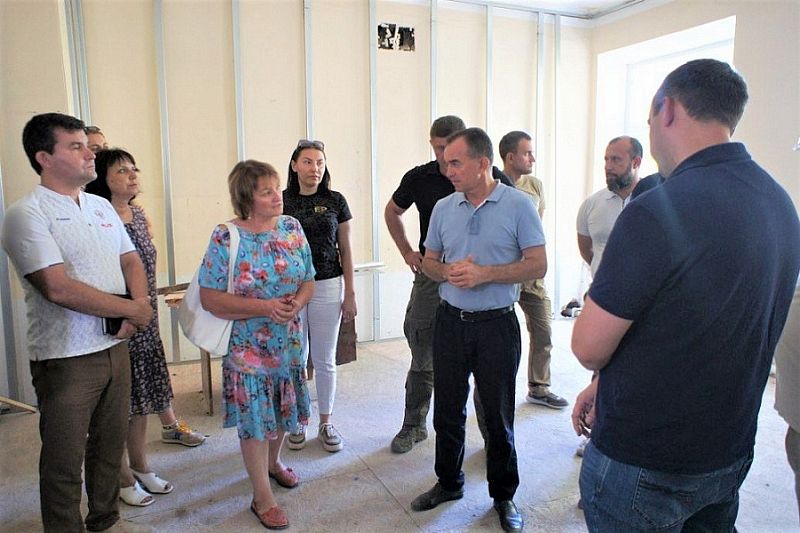 Вениамин Кондратьев посетил социальные объекты Херсонской области