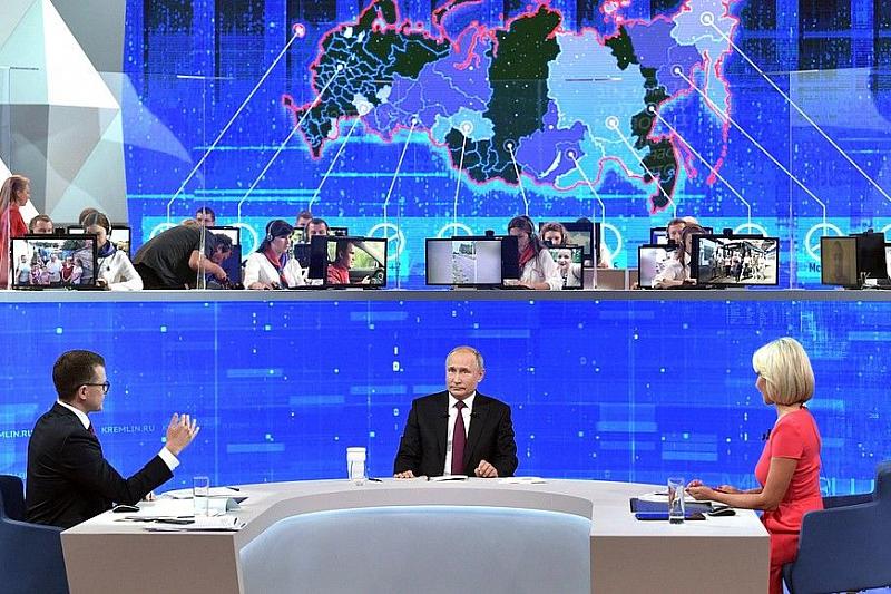 Владимир Путин на прямой линии рассказал об индексации пенсий в России