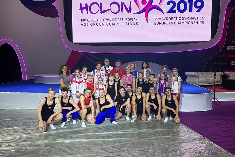 Краснодарцы завоевали «золото» и «серебро» первенства Европы по спортивной акробатике 