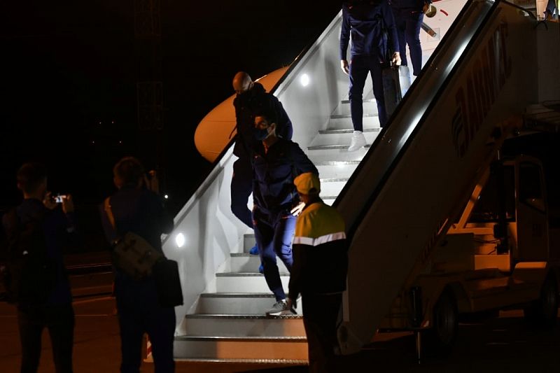 Футболисты "Челси" прилетели в Краснодар