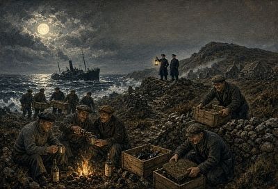 250 тысяч бутылок виски, кораблекрушение и обыски: как SS Politician устроил переполох на шотландском острове