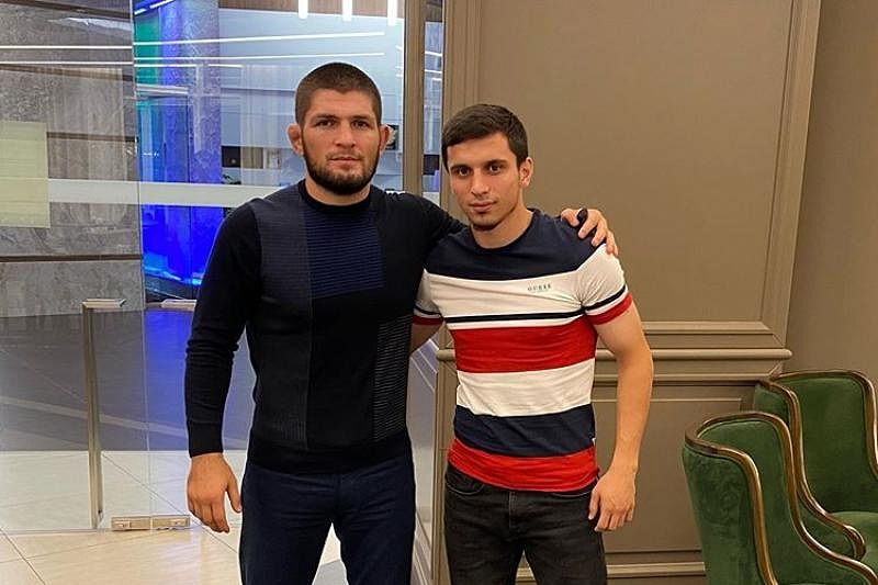 Хабиб Нурмагомедов встретился с игроком «Краснодара»