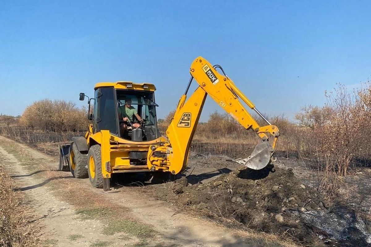 Строительство сетей водоснабжения продолжают в Красноармейском районе