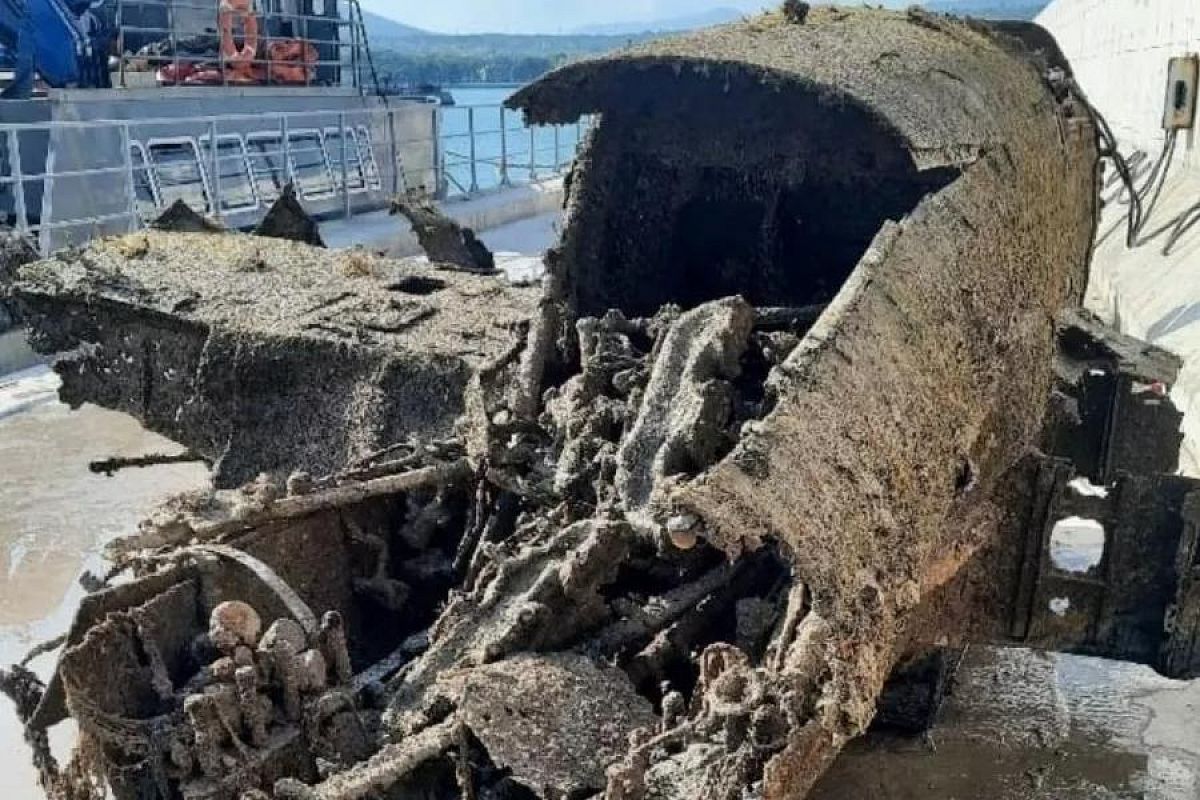 Советский штурмовик Ил-2 подняли со дна Черного моря у берегов Геленджика