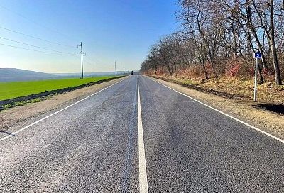 Участок дороги в Отрадненском районе отремонтировали по нацпроекту