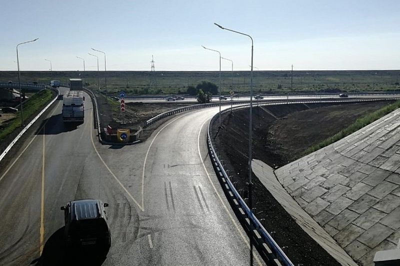 В Адыгее открыт новый заезд с Южного обхода Краснодара на М-4 «Дон»