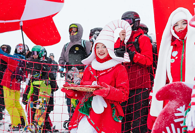 Горнолыжный сезон стартовал в Краснодарском крае 