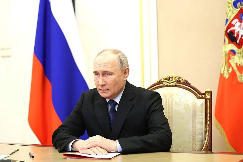Путин назвал произошедшее в «Крокусе» кровавым и варварским терактом