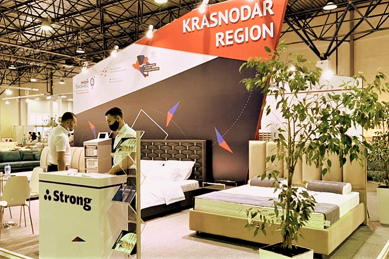 На международной выставке мебели в Казахстане Краснодарский край представляют четыре компании 