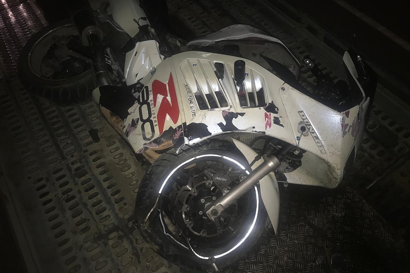 Мотоциклист из Краснодарского края пострадал ночном в ДТП в Адыгее