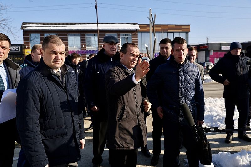 Губернатор Вениамин Кондратьев выехал в Северский район с проверкой соблюдения земельного законодательства