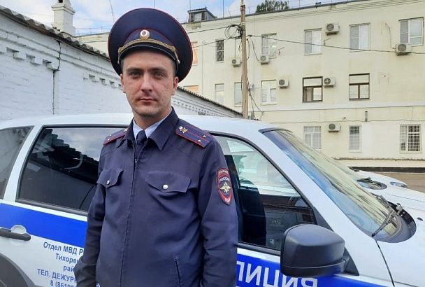 В Краснодарском крае полицейский спас от пуль бездомную собаку