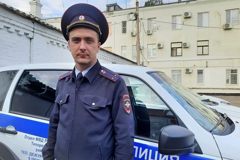 В Краснодарском крае полицейский спас от пуль бездомную собаку