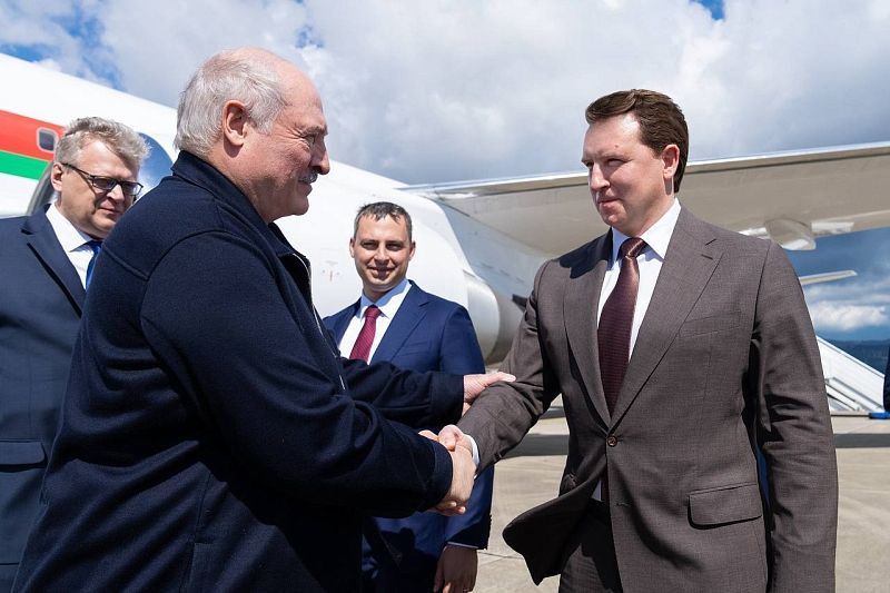 Президент Белоруссии Александр Лукашенко прилетел в Сочи