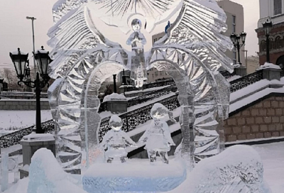 Супруги Корольковы из Сочи вышли в финал конкурса ледяной скульптуры Olkhon Ice Fest