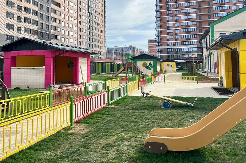 В Краснодаре достроили детский сад в районе Западного Обхода