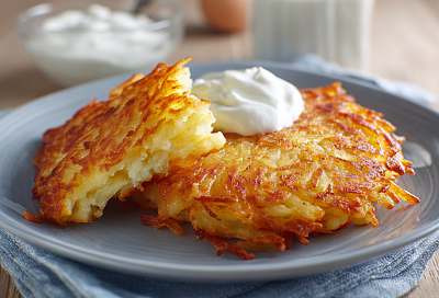 Неправильные драники или хашбрауны: хрустящие, готовы за 3 минуты утром и хранятся 5 дней