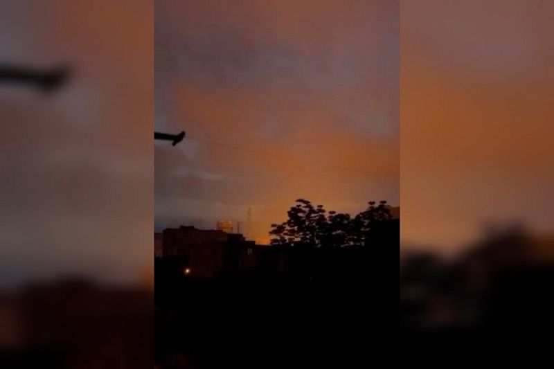 Предположительный момент атаки дрона на здание в центре Краснодара попал на видео