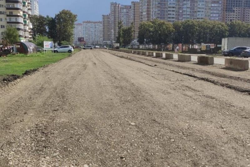 Новые участки ливневой канализации оборудовали на улице 40-летия Победы в Краснодаре