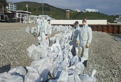 13 333 кубометров загрязненного грунта и водомазутной смеси собрали в Туапсе