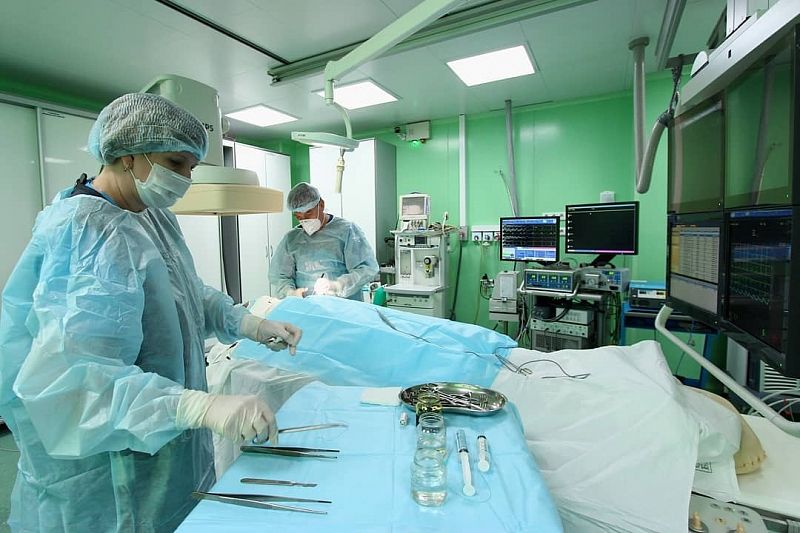 В краевой больнице №2 Краснодара возобновили проведение эндоваскулярных операций