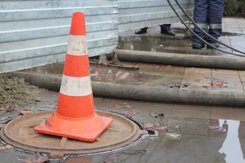 Модернизацию магистрального водопровода в центре Краснодара завершат после зимних каникул