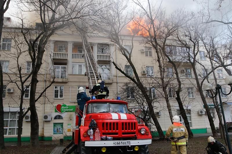 Всем пострадавшим в результате пожара в Новороссийске будет оказана материальная помощь из городского бюджета