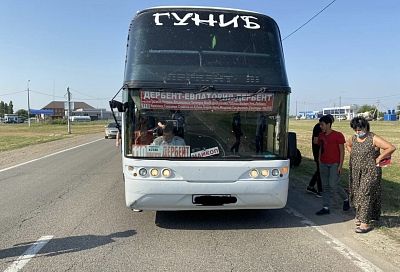 Автобус сбил велосипедистку в Тимашевске. Женщина госпитализирована