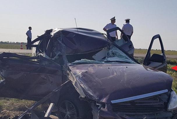 В Адыгее в жестком ДТП погиб пассажир «Приоры»