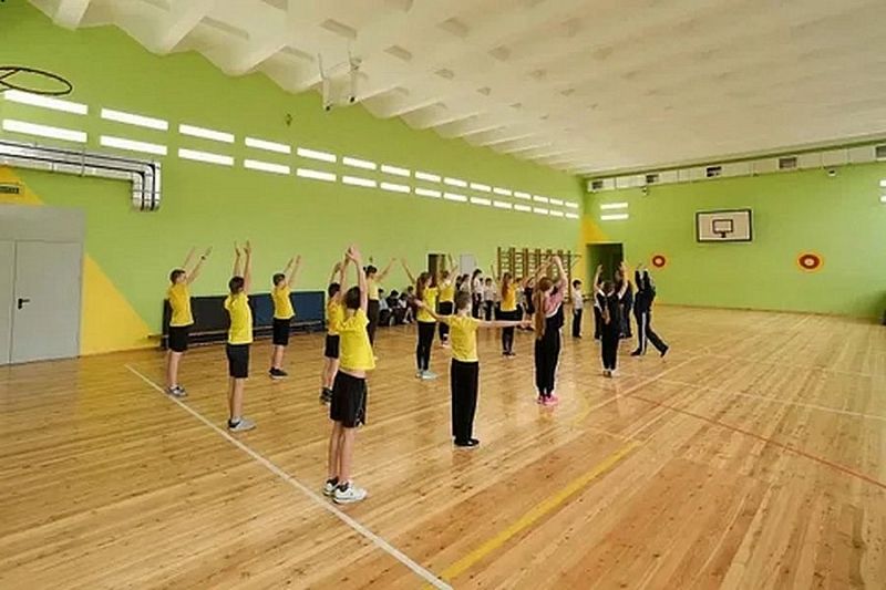 По нацпроекту «Образование» отремонтировали спортзалы в девяти сельских школах Краснодарского края 