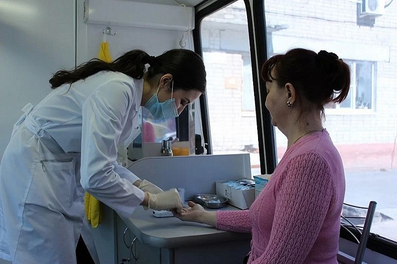 Более 3,5 тысячи жителей Краснодарского края прошли обследование в мобильном комплексе «Диспансеризация»