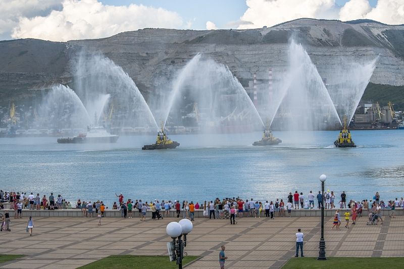 В Новороссийске проходят репетиции празднования Дня ВМФ