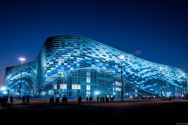 Ледовый дворец спорта «Айсберг» - один из самых  больших объектов олимпийского Сочи.