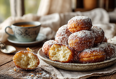 Творожные пончики за 15 минут— нежные, воздушные и очень простые в приготовлении