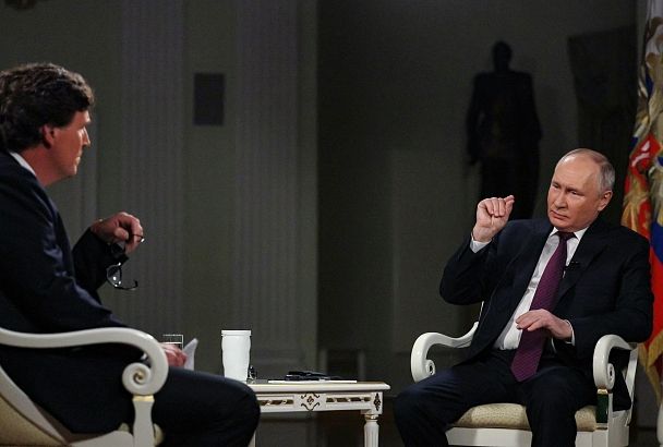 Путин объяснил журналисту Карлсону важность единой мировой безопасности