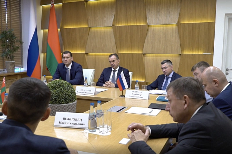 Глава Кубани Вениамин Кондратьев обсудил вопросы сотрудничества с министром промышленности Беларуси Петром Пархомчиком