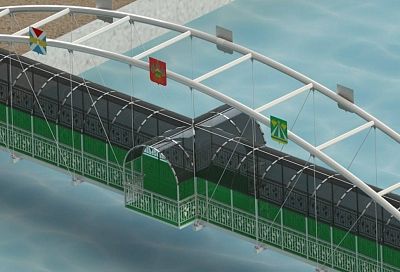 Строящиеся в Крымске пешеходные мосты будут арочного типа