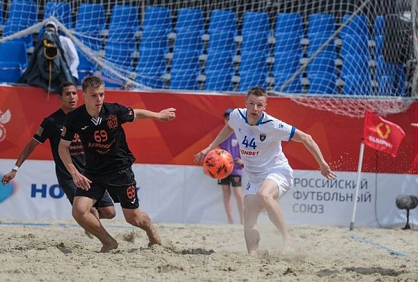 «Краснодар-ЮМР» неудачно провел очередные матчи Чемпионата России по пляжному футболу