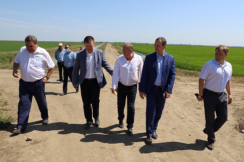 Председатель ЗСК Юрий Бурлачко с рабочим визитом посетил Красноармейский район