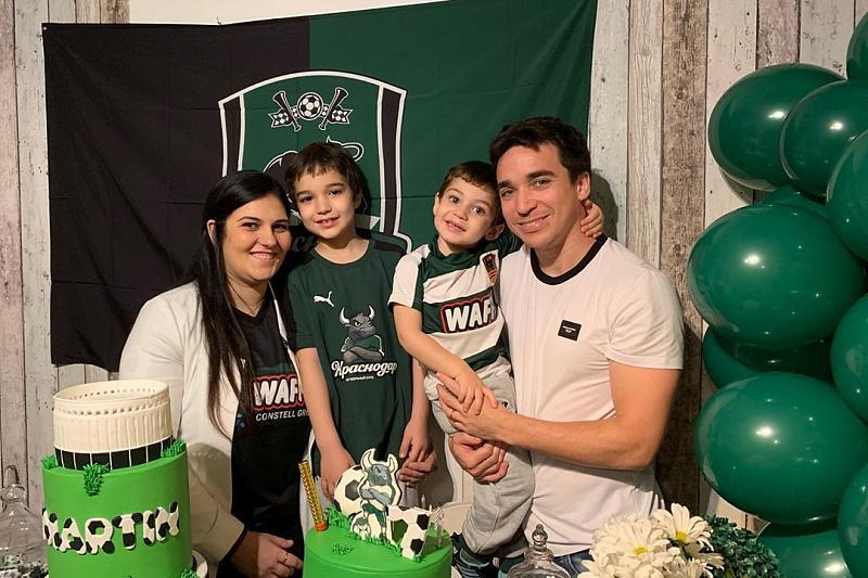 Маурисио Перейра организовал вечеринку для сына в стиле ФК «Краснодар»
