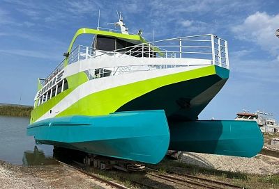 Двухпалубный катамаран на 120 пассажиров построили на судоверфи в Приморско-Ахтарске