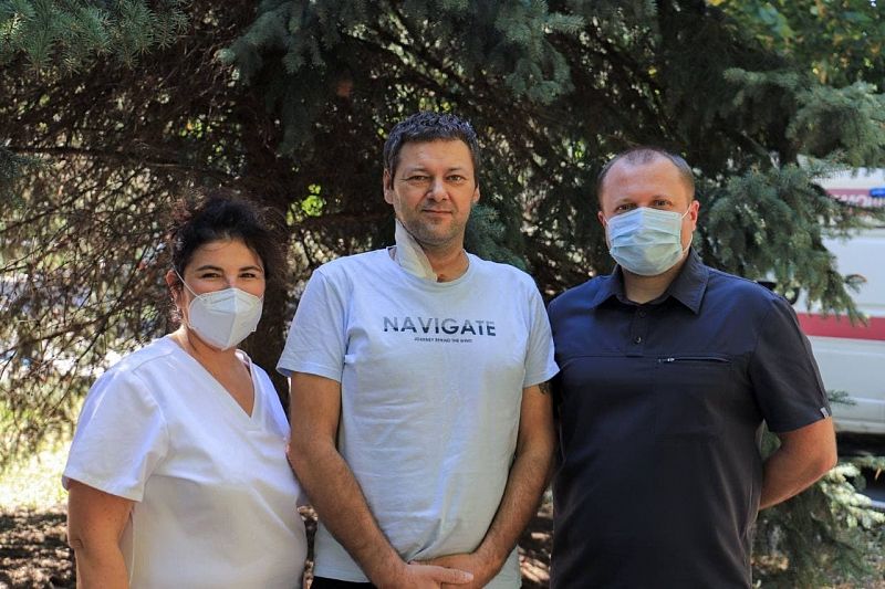 Краснодарские врачи спасли мужчину со 100% поражением легких