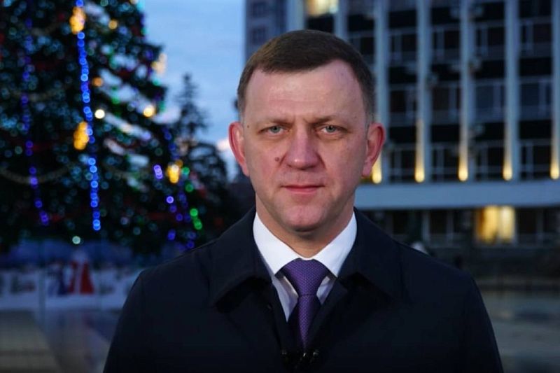 Мэр Краснодара Наумов поздравил горожан с наступающим Новым годом